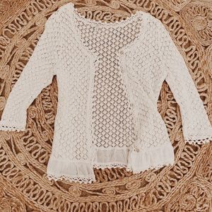 J.JILL: LIGHT KNITTED CARDIGAN